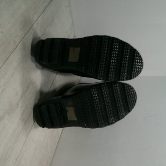 London Fog Classic Thames Black Knee-high Waterproof Rain Boots Size 8 - Picture 9 of 9